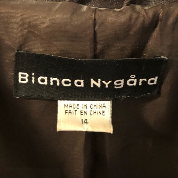 Bianca Nygard Black Leather Women's Jacket - Picture 5 of 8